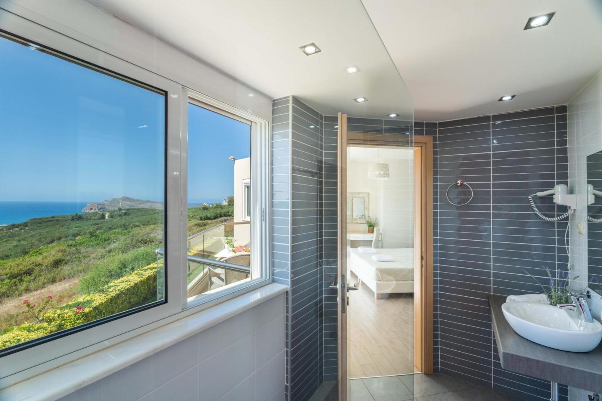 Villa Ariella With Sea View Ajía Marína Kültér fotó