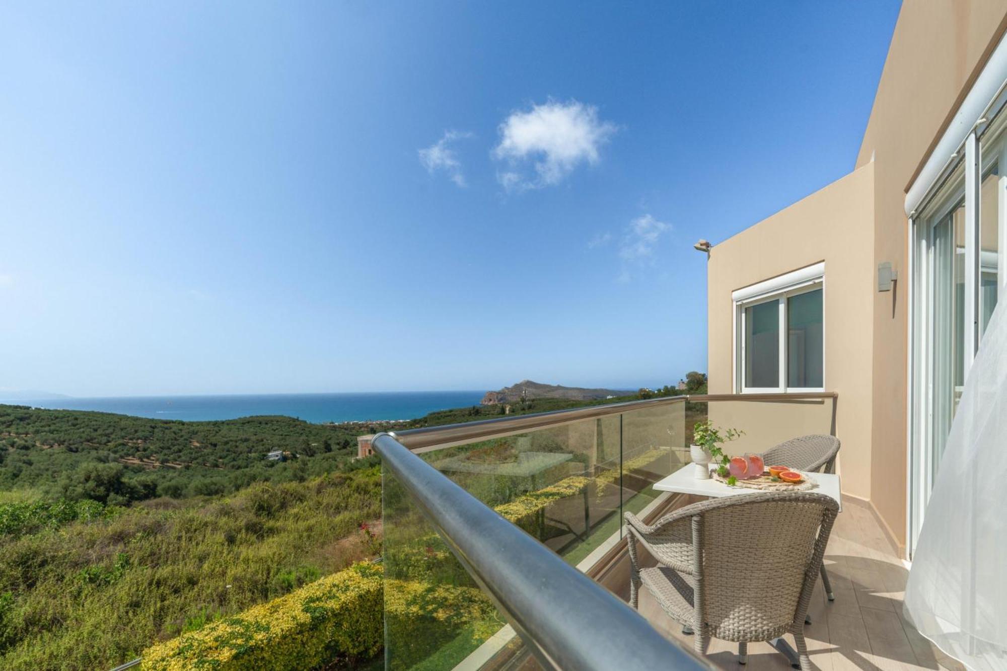 Villa Ariella With Sea View Ajía Marína Kültér fotó