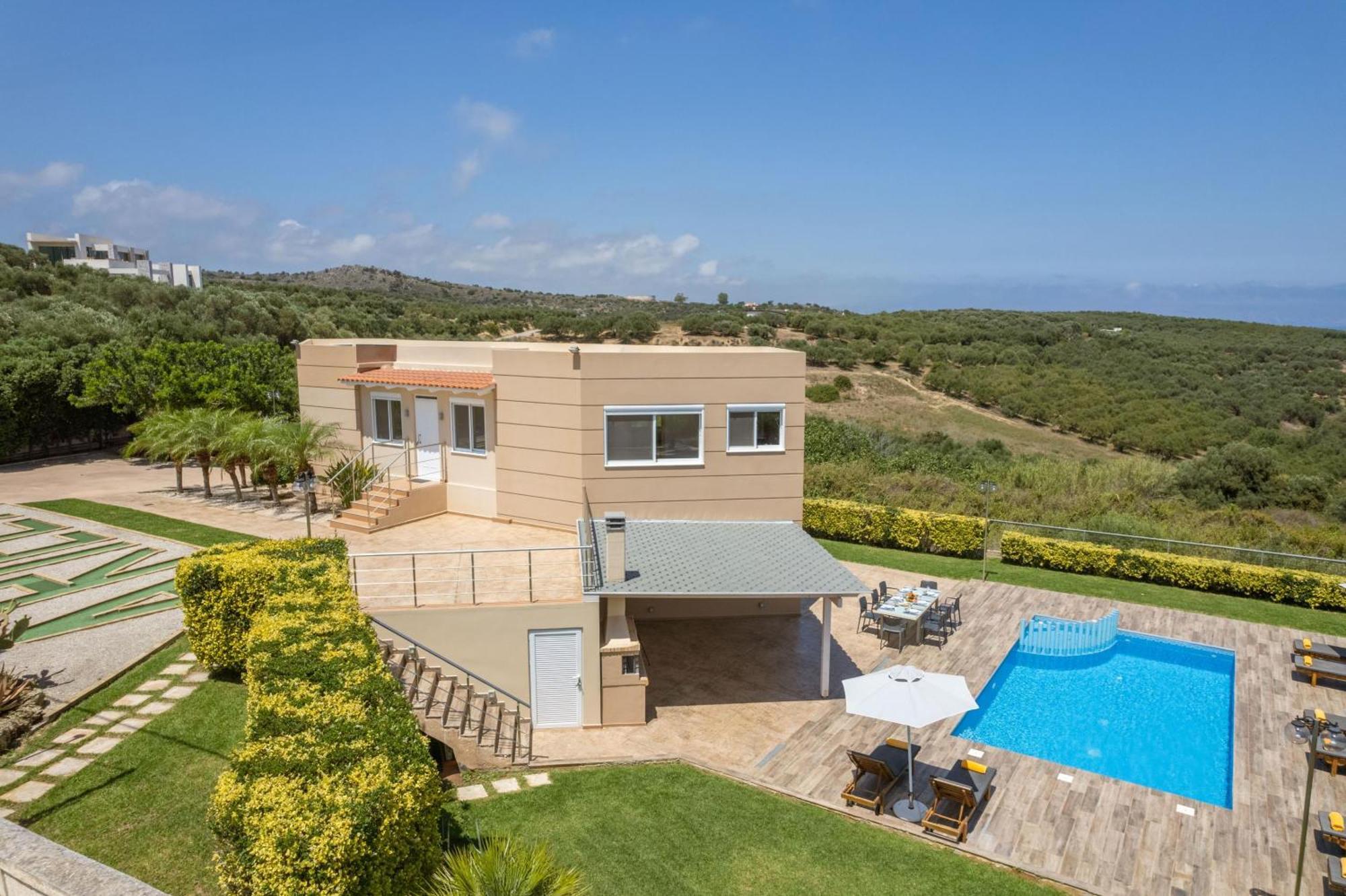 Villa Ariella With Sea View Ajía Marína Kültér fotó