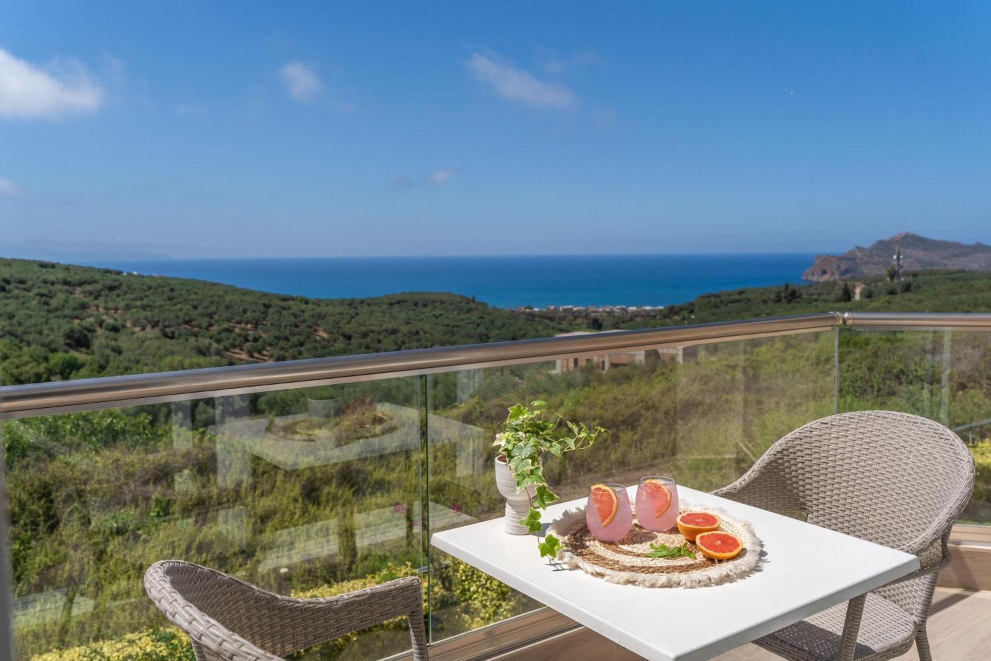 Villa Ariella With Sea View Ajía Marína Kültér fotó