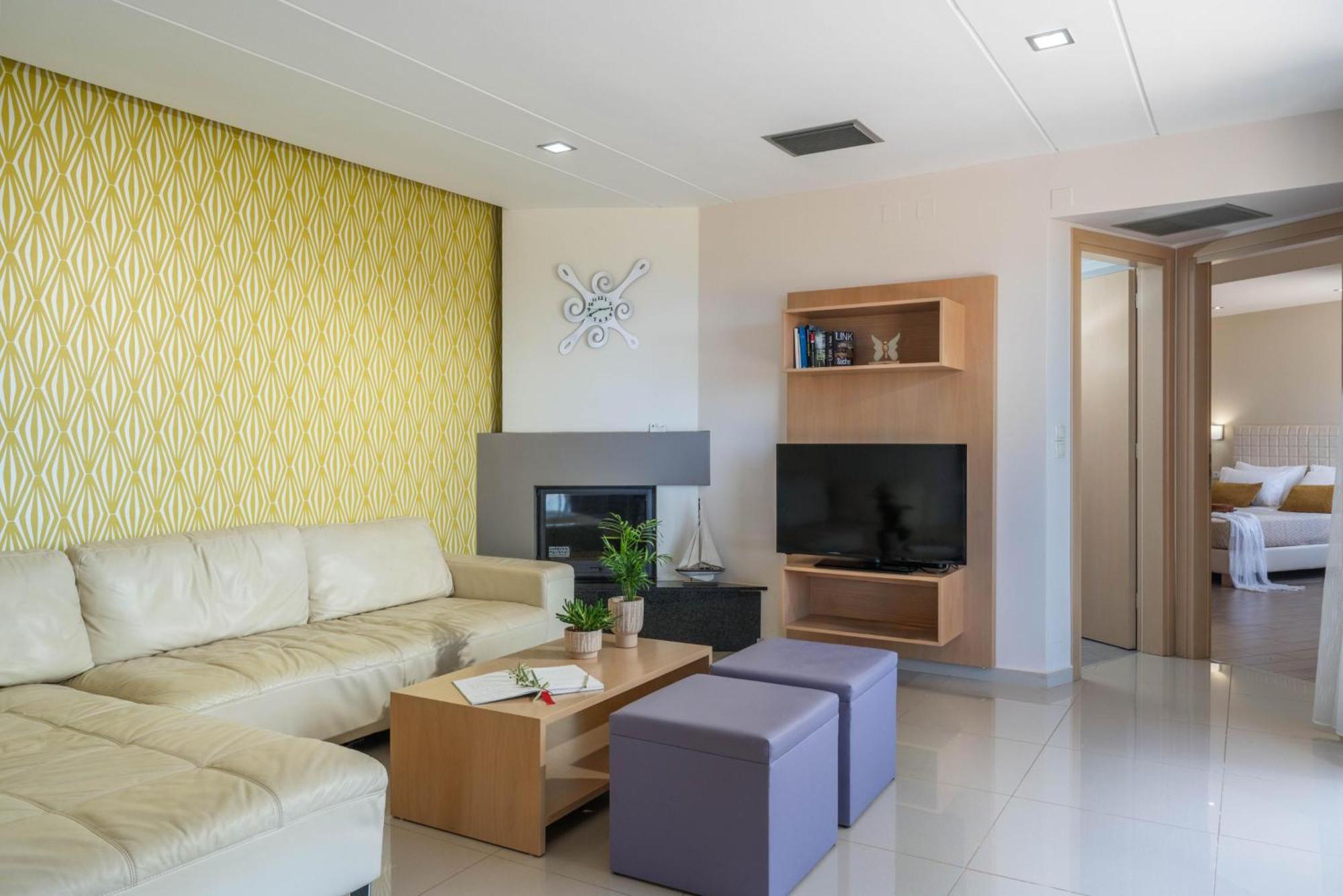 Villa Ariella With Sea View Ajía Marína Kültér fotó